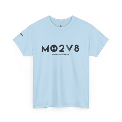 MO2V8 Heavy Cotton Tee, Graphic Tee, Casual Wear, Gift for Him/Her, Everyday T-Shirt, Comfortable Fashion
