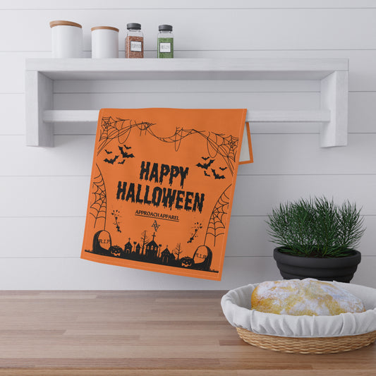 Approach Apparel Halloween Tea Towels, Spooky Kitchen Decor, Fall Home Accessories, Holiday Gifts, Festive Dish Towels, Haunted House Theme