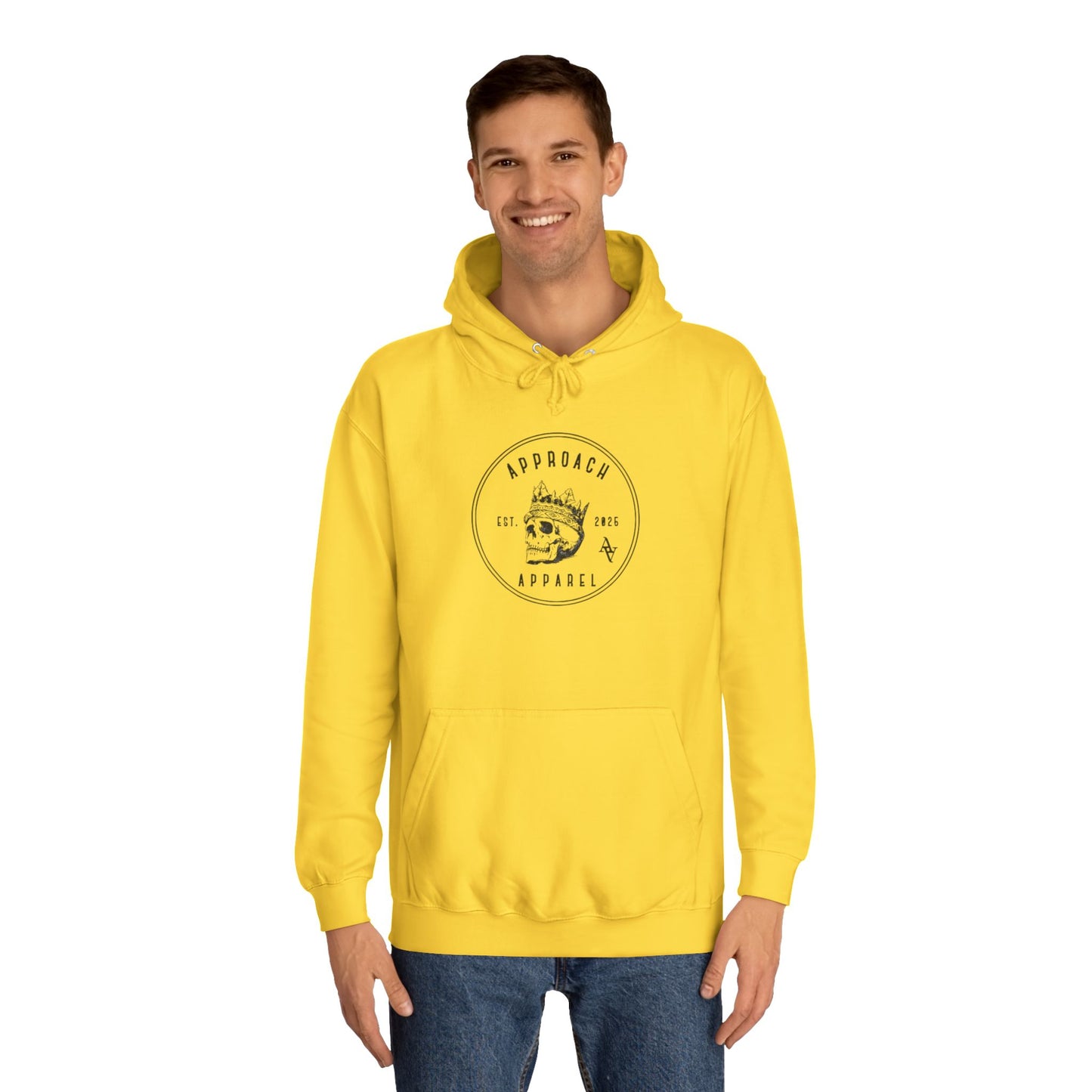 Approach Apparel Cozy College Hoodie with Yin-Yang Design, Perfect for Campus Life, Relaxing at Home, Gift for College Students, Casual Wear, [...]