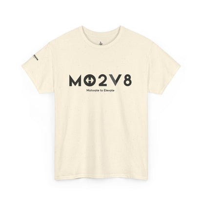 MO2V8 Heavy Cotton Tee, Graphic Tee, Casual Wear, Gift for Him/Her, Everyday T-Shirt, Comfortable Fashion