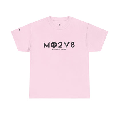 MO2V8 Heavy Cotton Tee, Graphic Tee, Casual Wear, Gift for Him/Her, Everyday T-Shirt, Comfortable Fashion