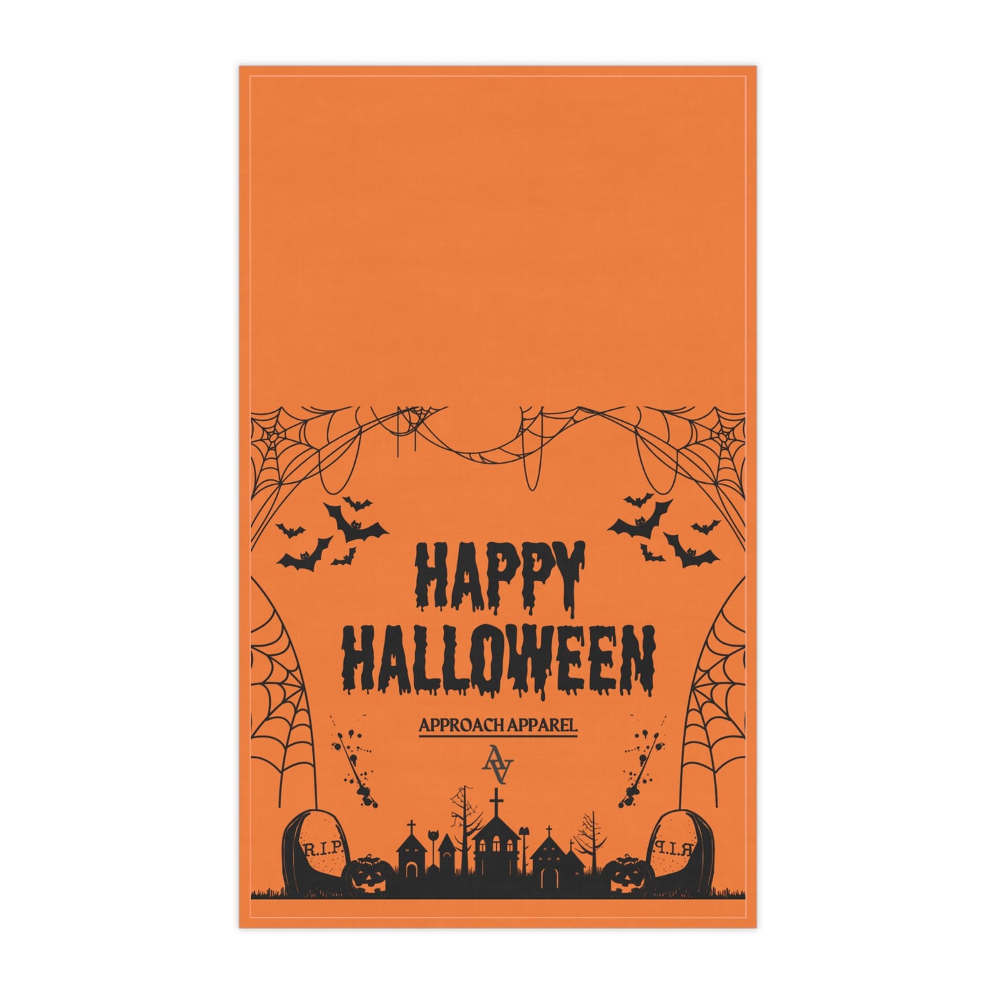 Approach Apparel Halloween Tea Towels, Spooky Kitchen Decor, Fall Home Accessories, Holiday Gifts, Festive Dish Towels, Haunted House Theme