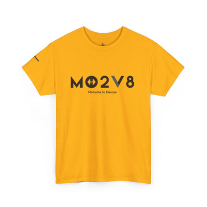 MO2V8 Heavy Cotton Tee, Graphic Tee, Casual Wear, Gift for Him/Her, Everyday T-Shirt, Comfortable Fashion