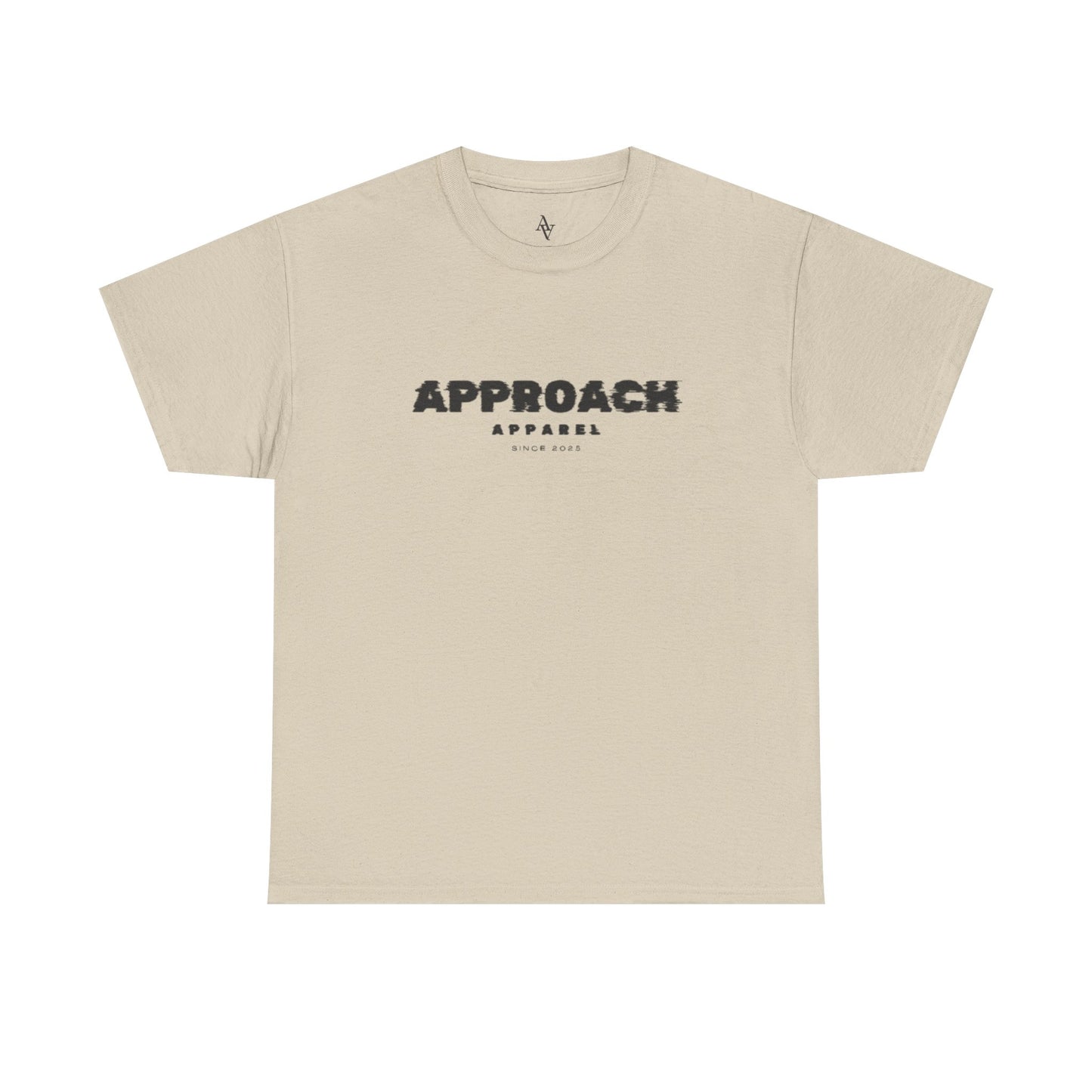Approach Apparel Heavy Cotton Tee – ‘Approach’ Graphic Shirt, Casual Wear, Gifts for Him/Her, Daily Comfort, Streetwear Style