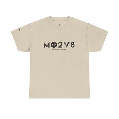 MO2V8 Heavy Cotton Tee, Graphic Tee, Casual Wear, Gift for Him/Her, Everyday T-Shirt, Comfortable Fashion