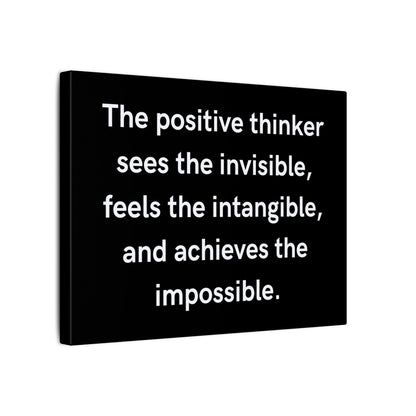 MO2V8 Inspirational Wall Art Canvas Print, Motivational Home Decor, Positive Quote Decoration, Gift for Entrepreneurs, Office Wall Art