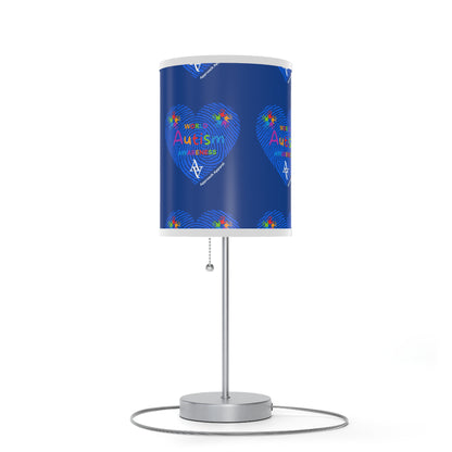 Approach Apparel Autism Awareness Lamp | Gifts for Support, Bedroom Decor, Table Light, Awareness Month, Children's Room