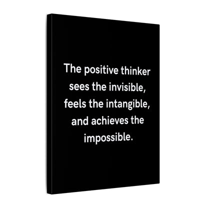 MO2V8 Inspirational Wall Art Canvas Print, Motivational Home Decor, Positive Quote Decoration, Gift for Entrepreneurs, Office Wall Art