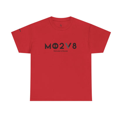 MO2V8 Heavy Cotton Tee, Graphic Tee, Casual Wear, Gift for Him/Her, Everyday T-Shirt, Comfortable Fashion