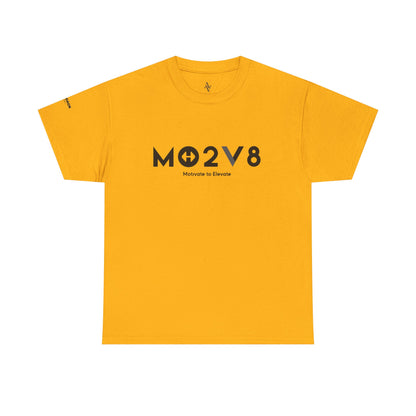 MO2V8 Heavy Cotton Tee, Graphic Tee, Casual Wear, Gift for Him/Her, Everyday T-Shirt, Comfortable Fashion