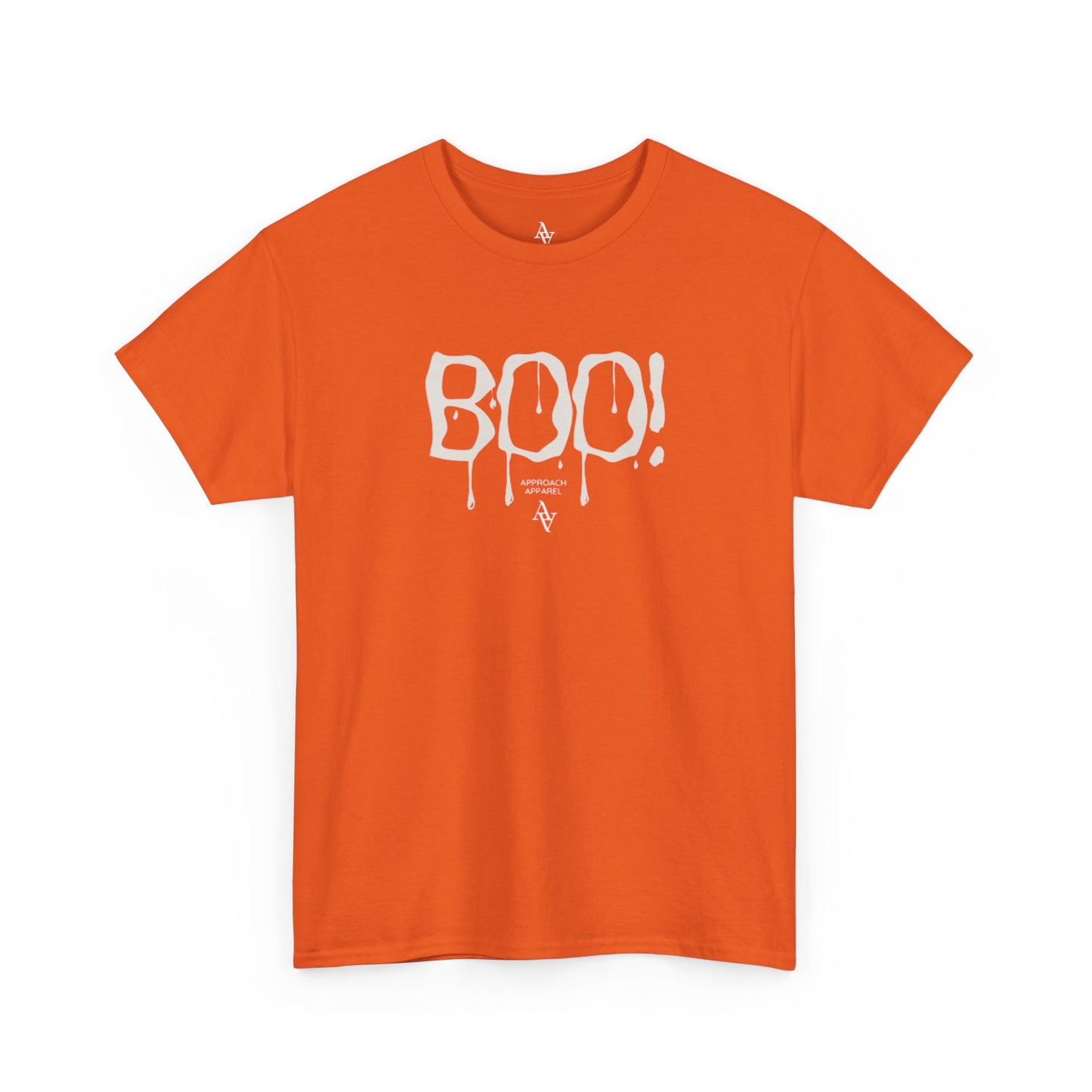 Approach Apparel Halloween Tee, Spooky Graphic T-Shirt, Boo Ghost Shirt, Casual Fall Apparel, Unisex Halloween Clothing