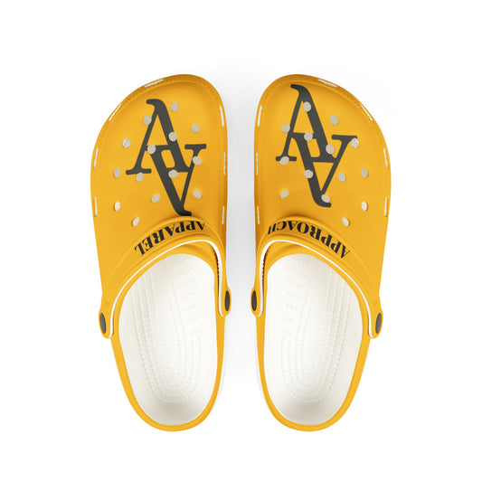 Stylish Approach Apparel Yellow EVA Foam Clogs - Trendy Slip-On Shoes for Comfort