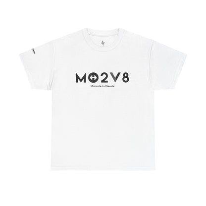 MO2V8 Heavy Cotton Tee, Graphic Tee, Casual Wear, Gift for Him/Her, Everyday T-Shirt, Comfortable Fashion
