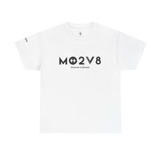 MO2V8 Heavy Cotton Tee, Graphic Tee, Casual Wear, Gift for Him/Her, Everyday T-Shirt, Comfortable Fashion