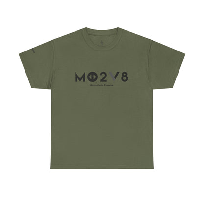 MO2V8 Heavy Cotton Tee, Graphic Tee, Casual Wear, Gift for Him/Her, Everyday T-Shirt, Comfortable Fashion