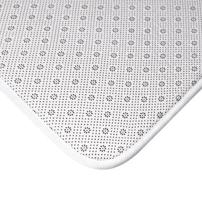 Autism Awareness Bath Mat, Approach Apparel Blue Heart Design, Support Autism Acceptance, Bathroom Decor, Gift for Special Needs Moms