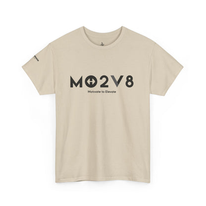 MO2V8 Heavy Cotton Tee, Graphic Tee, Casual Wear, Gift for Him/Her, Everyday T-Shirt, Comfortable Fashion