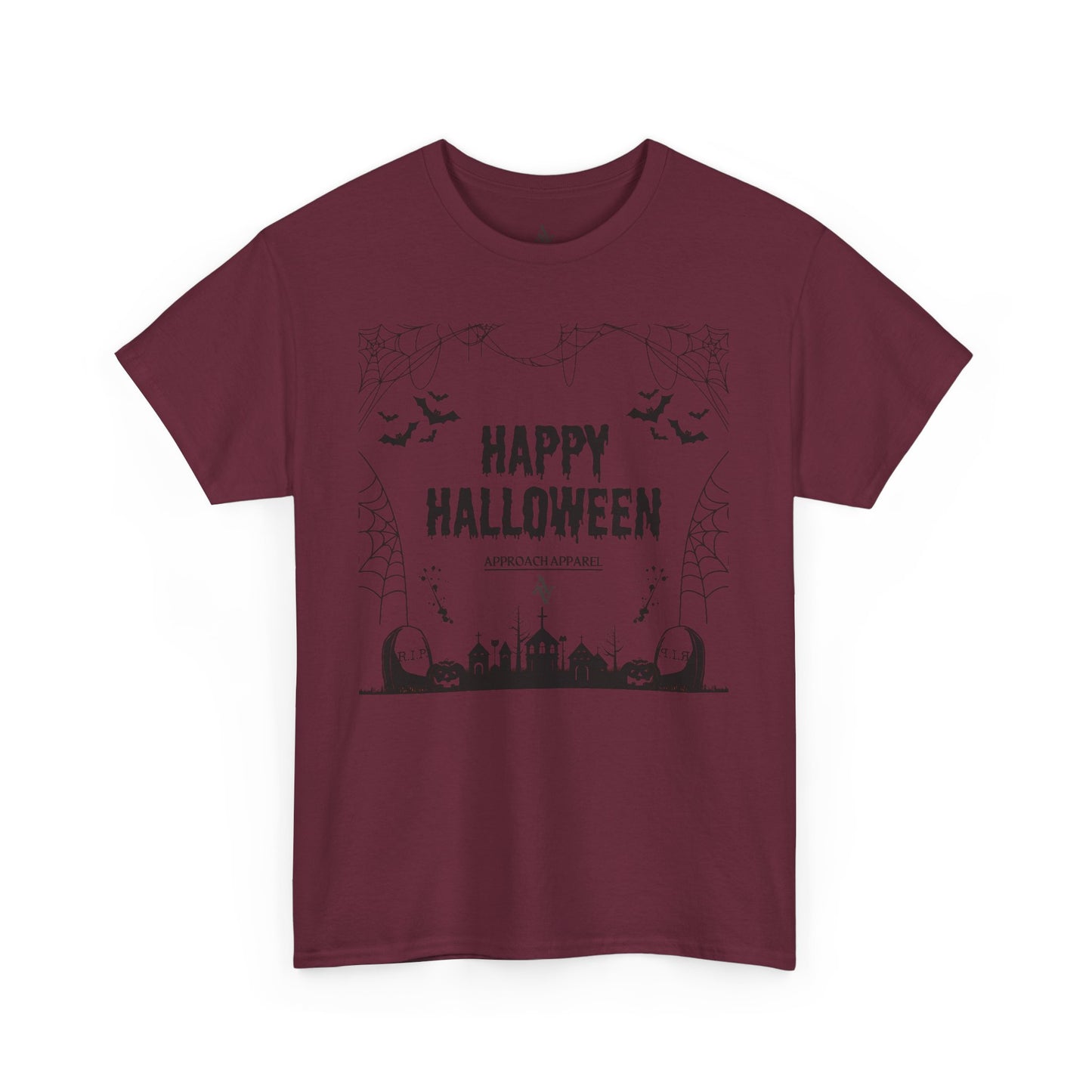 Approach Apparel Halloween Graphic Tee, Heavy Cotton Tee, Spooky Shirt, Trick or Treat Apparel, Fall Fashion, Halloween Gift