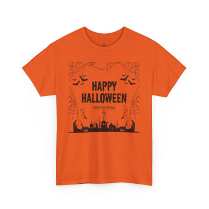 Approach Apparel Halloween Graphic Tee, Heavy Cotton Tee, Spooky Shirt, Trick or Treat Apparel, Fall Fashion, Halloween Gift
