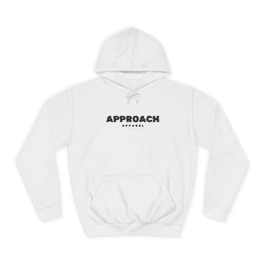 Approach Apparel College Hoodie with 'APPROACH' Design - Casual Wear for Students, Gifts for Graduation, Cozy Lounge Hoodie, Trendy Campus Style
