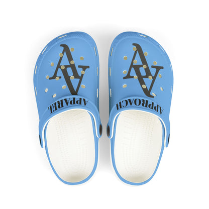 Approach Apparel Kid's Stylish EVA Foam Clogs - Blue Design for Comfort and Style