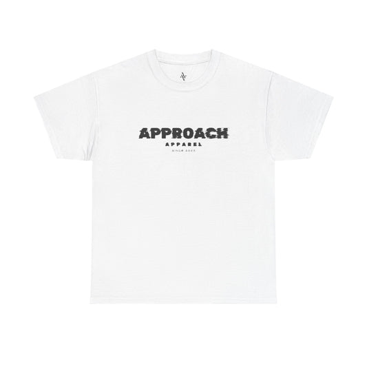 Approach Apparel Heavy Cotton Tee – ‘Approach’ Graphic Shirt, Casual Wear, Gifts for Him/Her, Daily Comfort, Streetwear Style