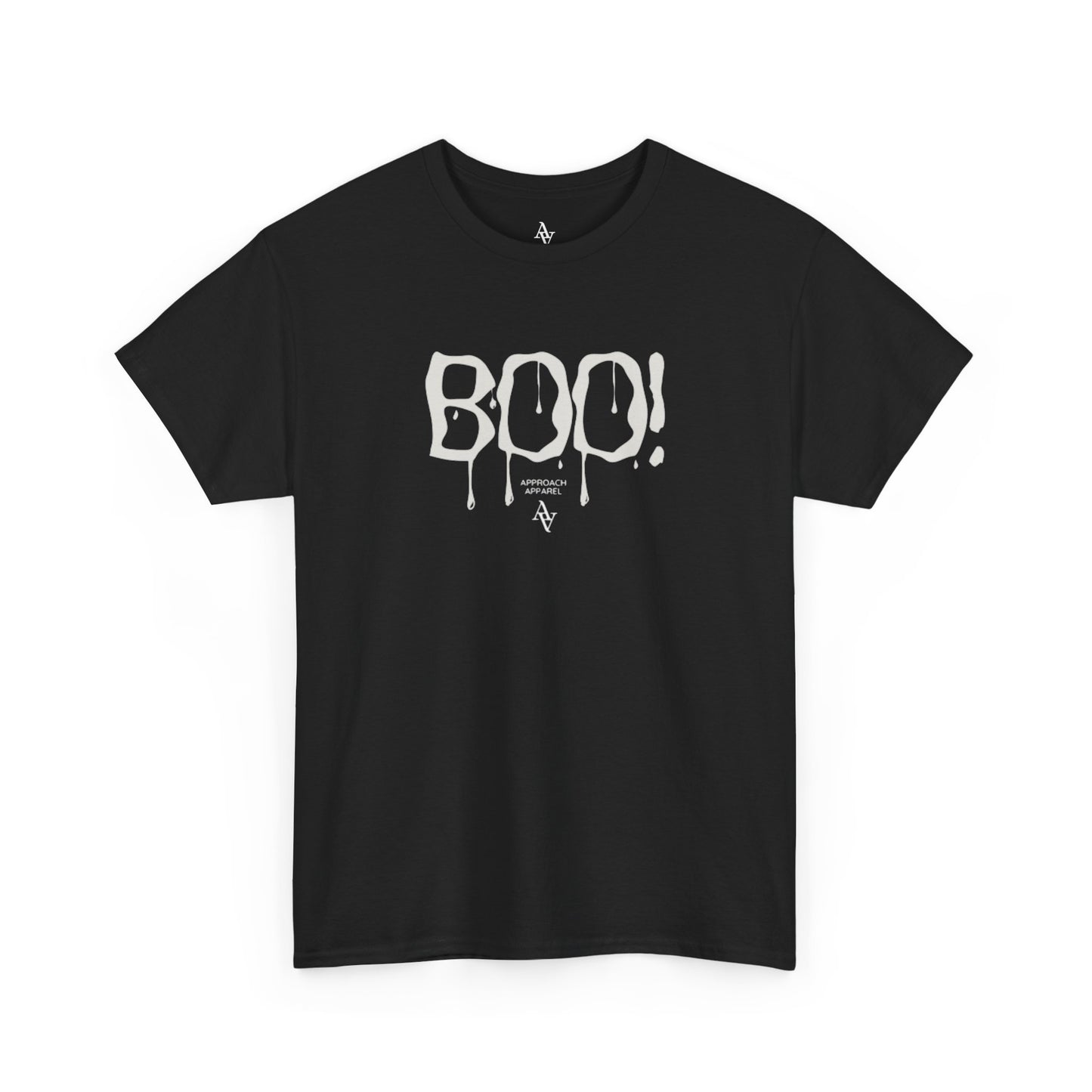 Approach Apparel Halloween Tee, Spooky Graphic T-Shirt, Boo Ghost Shirt, Casual Fall Apparel, Unisex Halloween Clothing